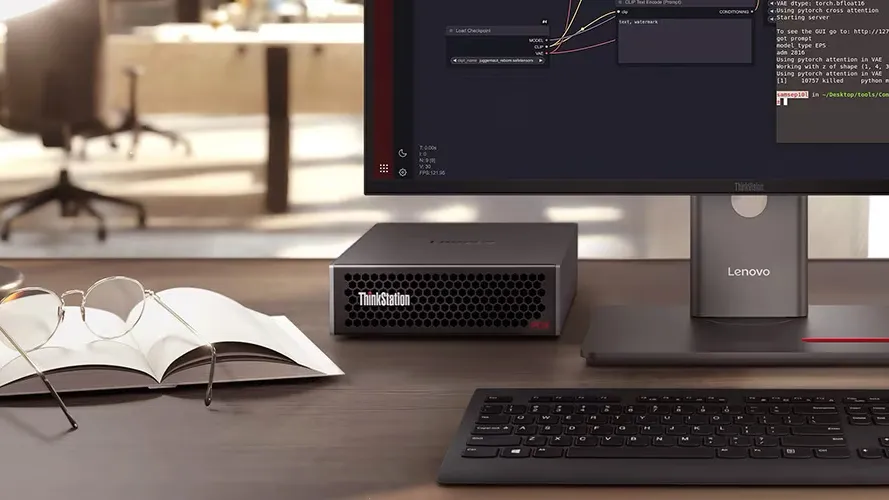 Lenovo ThinkStation PGX workstation AI dengan performa 1 PetaFlop