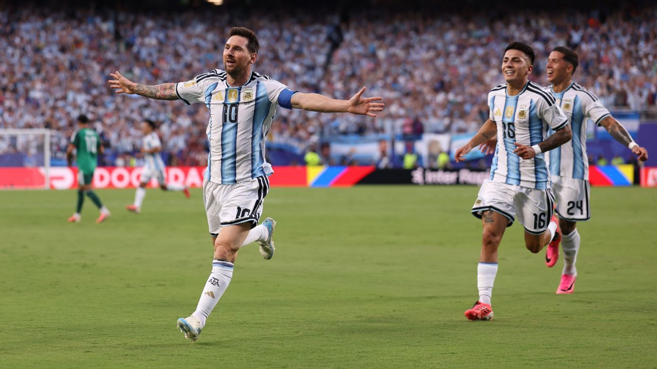 Messi cetak hat-trick di Piala Dunia 2026